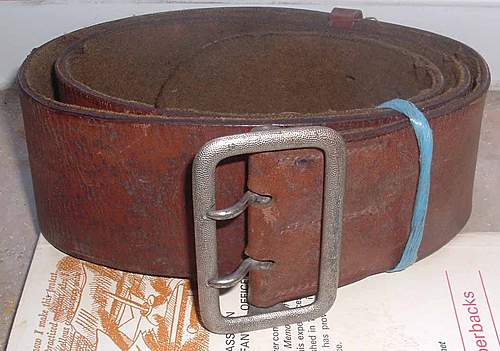 NSDAP /SA /Wehrmacht Officiers Buckle Belt ?