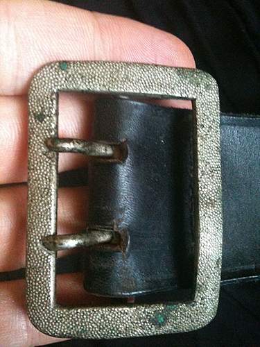 Open frame RZM marked belt buckle?