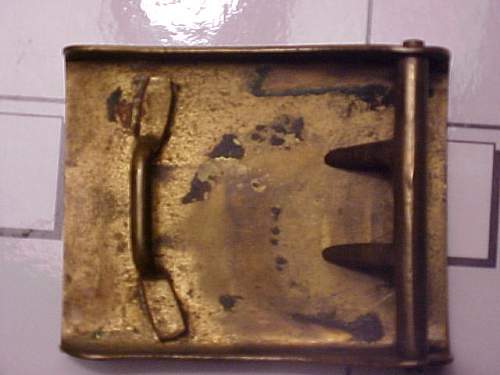 &quot;Blank&quot; Brass Buckle