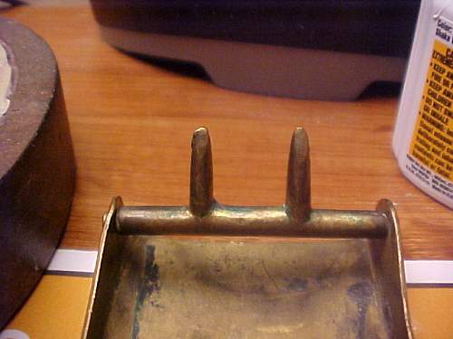 &quot;Blank&quot; Brass Buckle