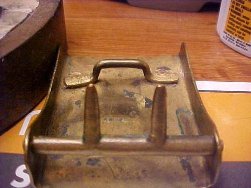 &quot;Blank&quot; Brass Buckle