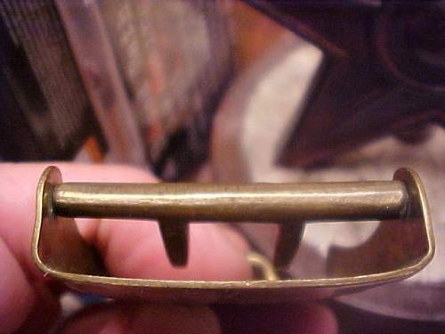 &quot;Blank&quot; Brass Buckle