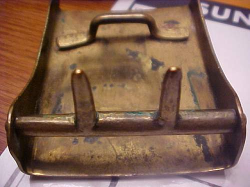 &quot;Blank&quot; Brass Buckle