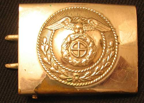 &quot;Blank&quot; Brass Buckle