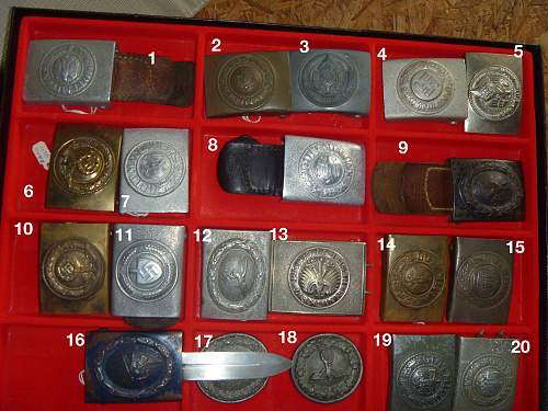 German Buckle Collection - 20 of them
