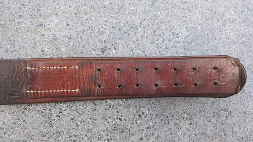 Nice German leather belt find