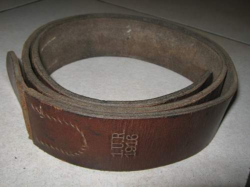 WW1 Ulanen regiment belt U.R.1916 Genuine?