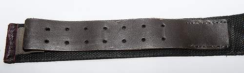 Black webbing belt?