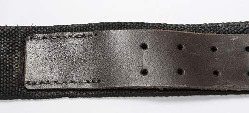 Black webbing belt?