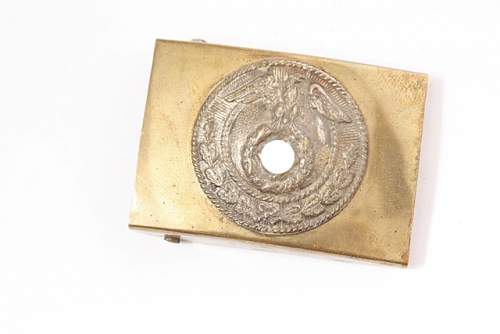 Unknown (Miniature) Belt Buckle - Third Reich Era - Salesman's Sample or Child's Play Uniform