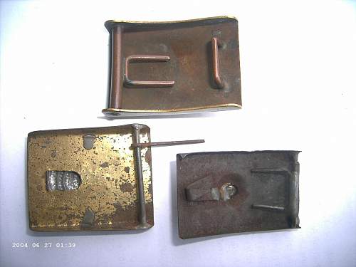 Unknown (Miniature) Belt Buckle - Third Reich Era - Salesman's Sample or Child's Play Uniform