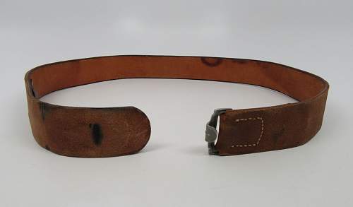 brown belt with unit marking?