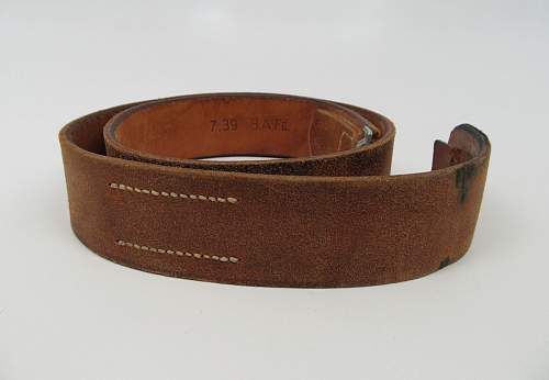 brown belt with unit marking?