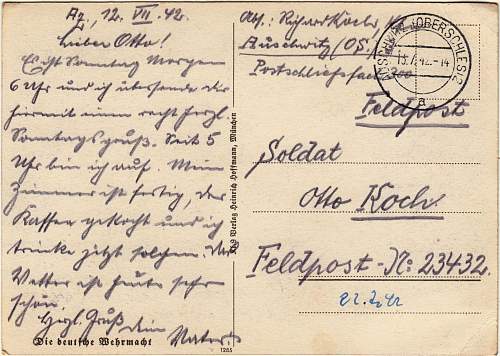 Auschwitz postcards