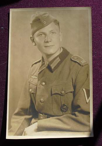 Inf NCO Peaked cap nice photo