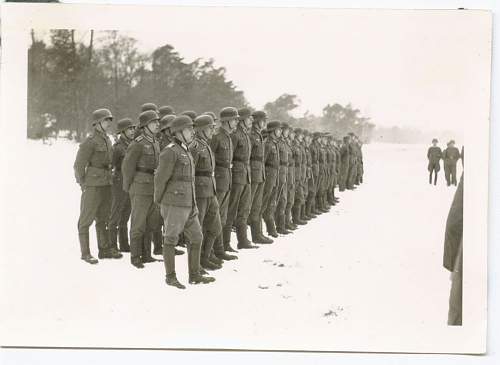 Could someone help me identify the army divisions of these photographs?