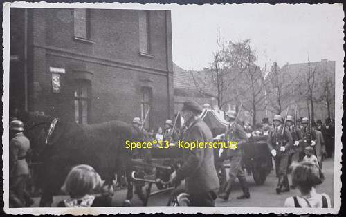 1936 Luftwaffe Funeral in Allenstein / Olsztyn in East Prussia