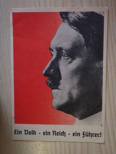 Adolf hitler postcards.