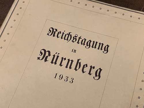 1933 Nurnberg Items