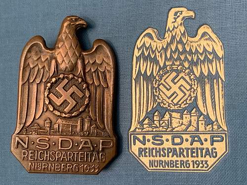 1933 Nurnberg Items