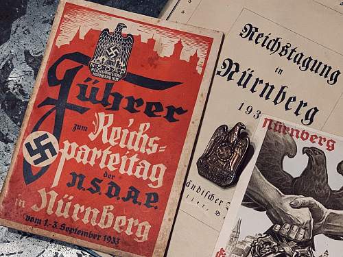 1933 Nurnberg Items