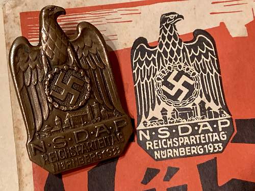 1933 Nurnberg Items