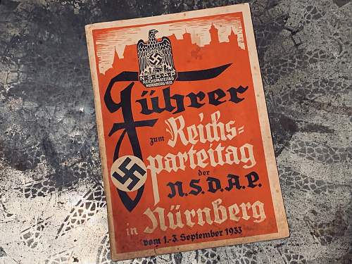 1933 Nurnberg Items