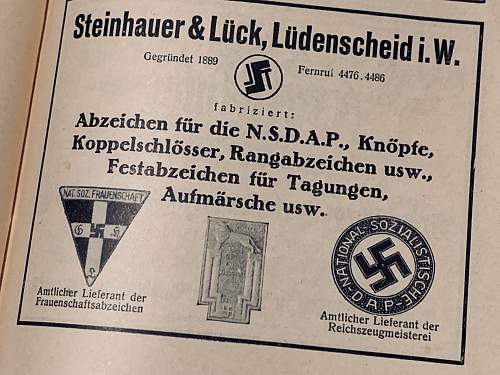 1933 Nurnberg Items