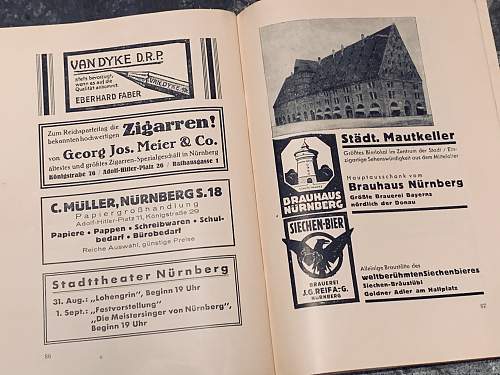 1933 Nurnberg Items