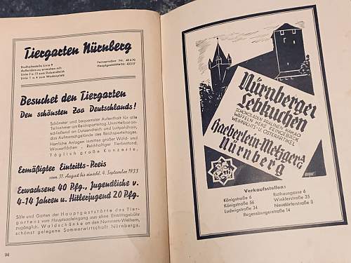 1933 Nurnberg Items