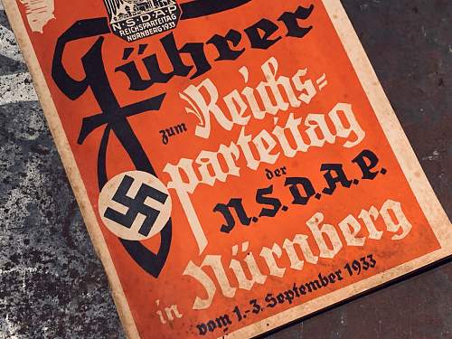 1933 Nurnberg Items