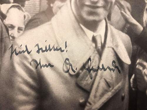 Goebbels signed pic...opinions