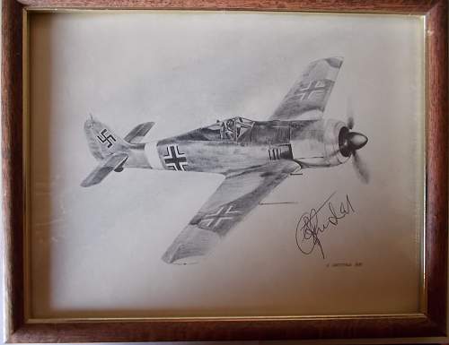 Signed Drawing- Is It Rudel?