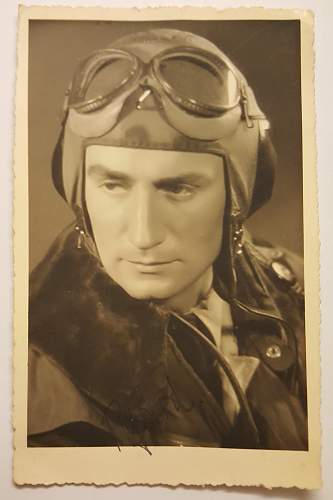 German Pilot? Postcard.