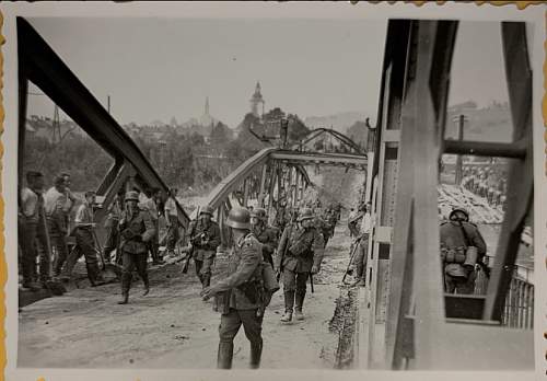 Original Photo of German Wehrmacht Soldiers of the 61st Infantry Division, 151st Infantry Regiment in Poland