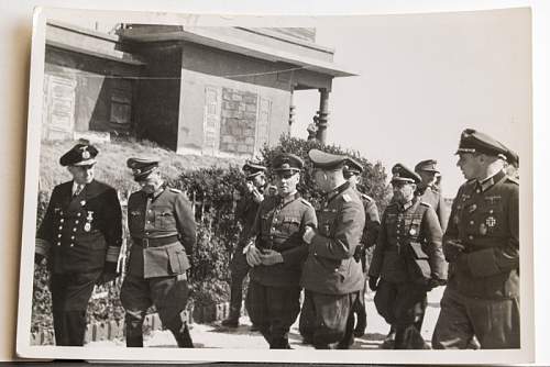 Who is in this Photo of Rommel and where was it taken
