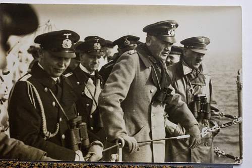Original Photo of Hitler and  a lot of Brass