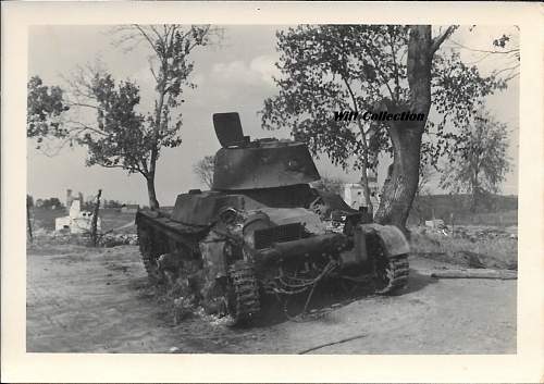 Three photos taken by German soldier