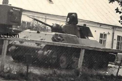 Photo of abandoned Russian tanks