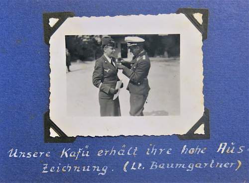 Small Luftwaffe Signals Photo Album