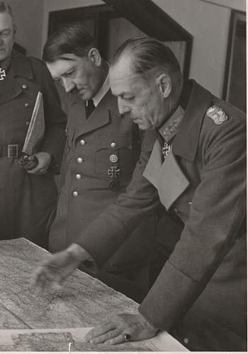 Hitler, Keitel, V. Rundstaedt Photo
