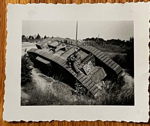 Photo of an abandoned Mark V*