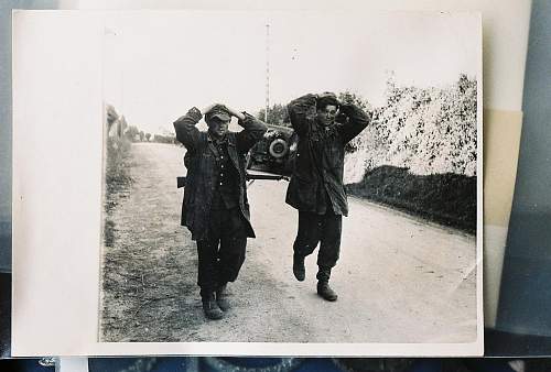 surrendering German Luft soldiers-what location