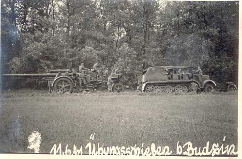 1941 Strassburg-Wolchow. Pictures- diary. 3. Schw. Art. Abt. 680