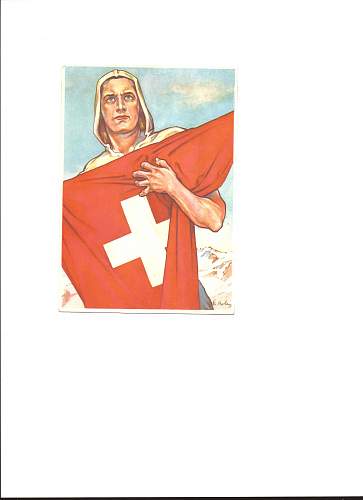 New and very interesting Swiss/Nazi censored post card