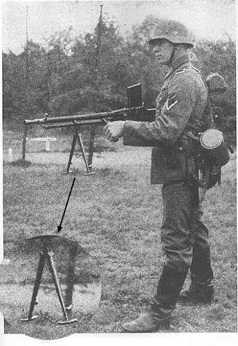 Pictures of WWII soldiers using enemy guns