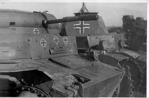 First days of operation &quot;Barbarossa&quot;, German tanks Pz1-2-3