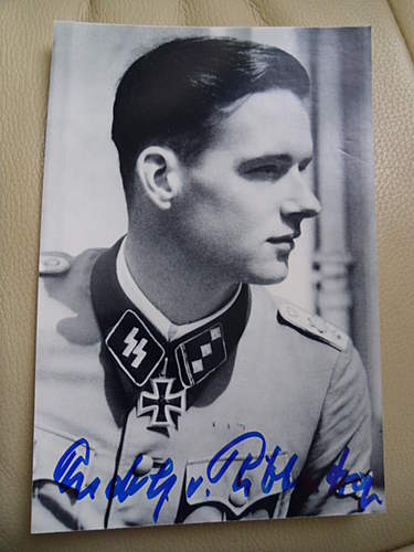 Rudolf von Ribbentrop signed photo