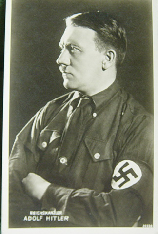 Early postcard with Hitler in SS armband
