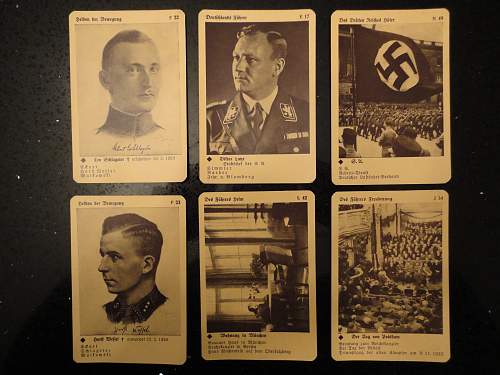 Please help with  identifying these photo cards and WWII checker set.....